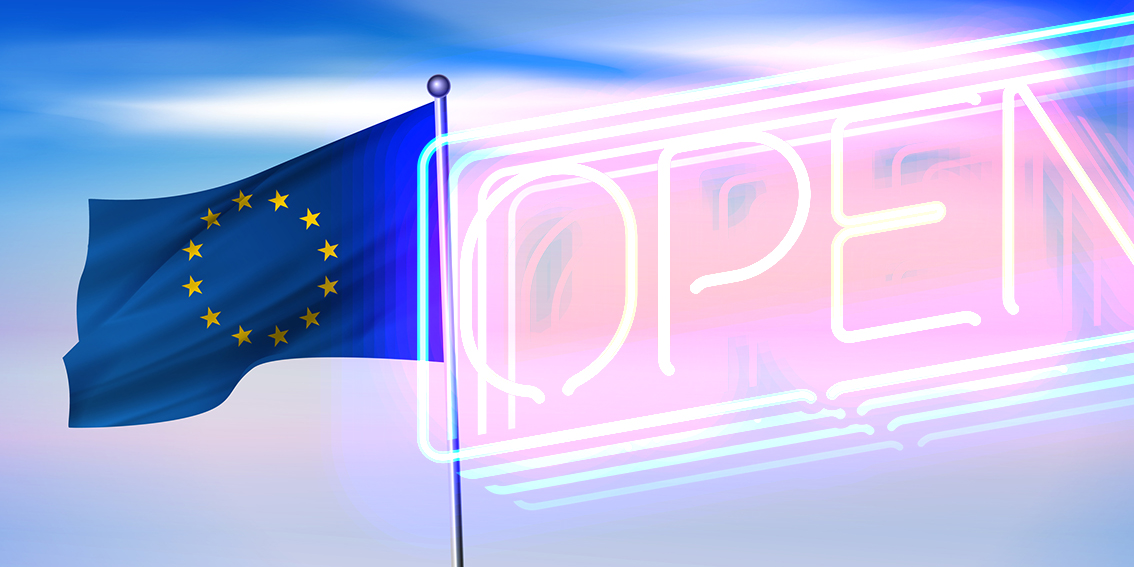 Europe Flag Background