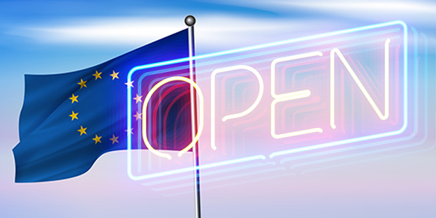 Europe Flag Background