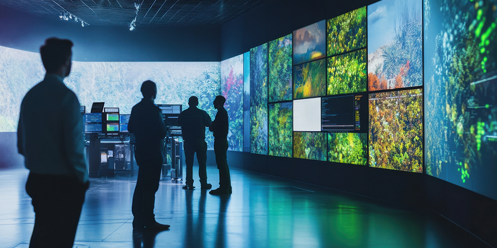 An AI powered system optimizing climate change response by analy